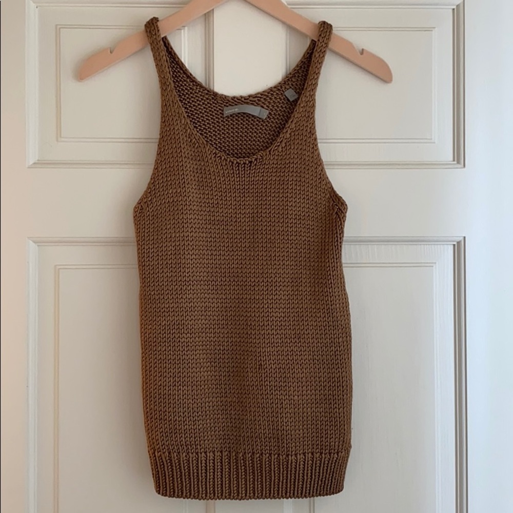EUC Vince silk woven tank top, size XS - Picture 1 of 4